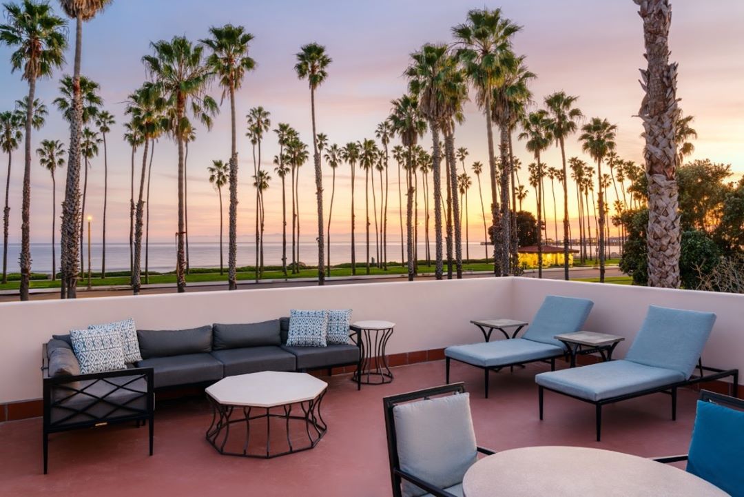 Hilton Santa Barbara Beachfront Resort patio view